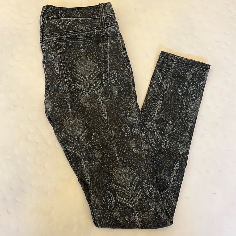 JOE’S JEANS Baroque Print The Skinny Stretch Patterned Jean- Size 26 - Picture 4 of 12